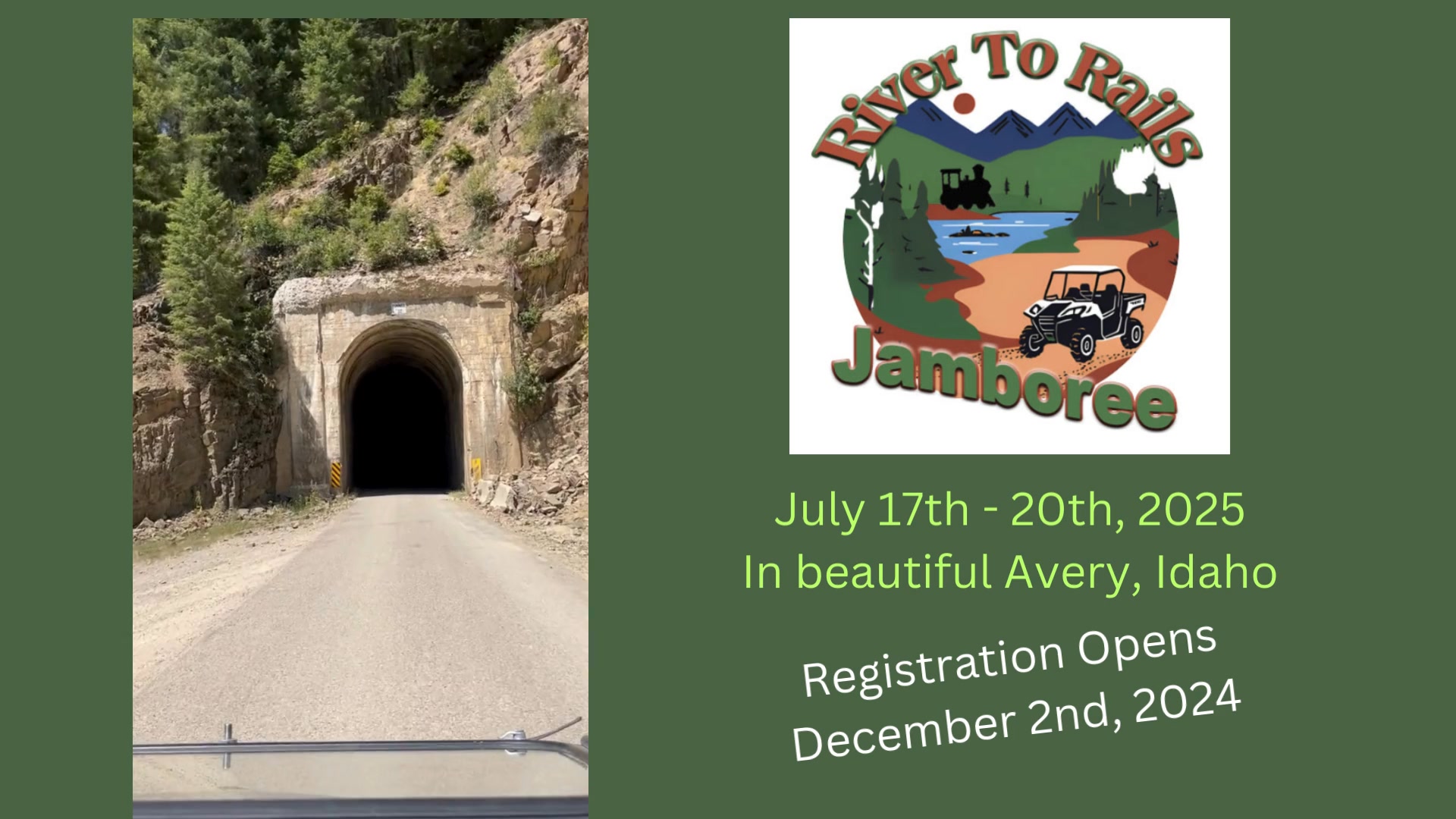 Rally Update! One of many train tunnels you will ride through. www ...
