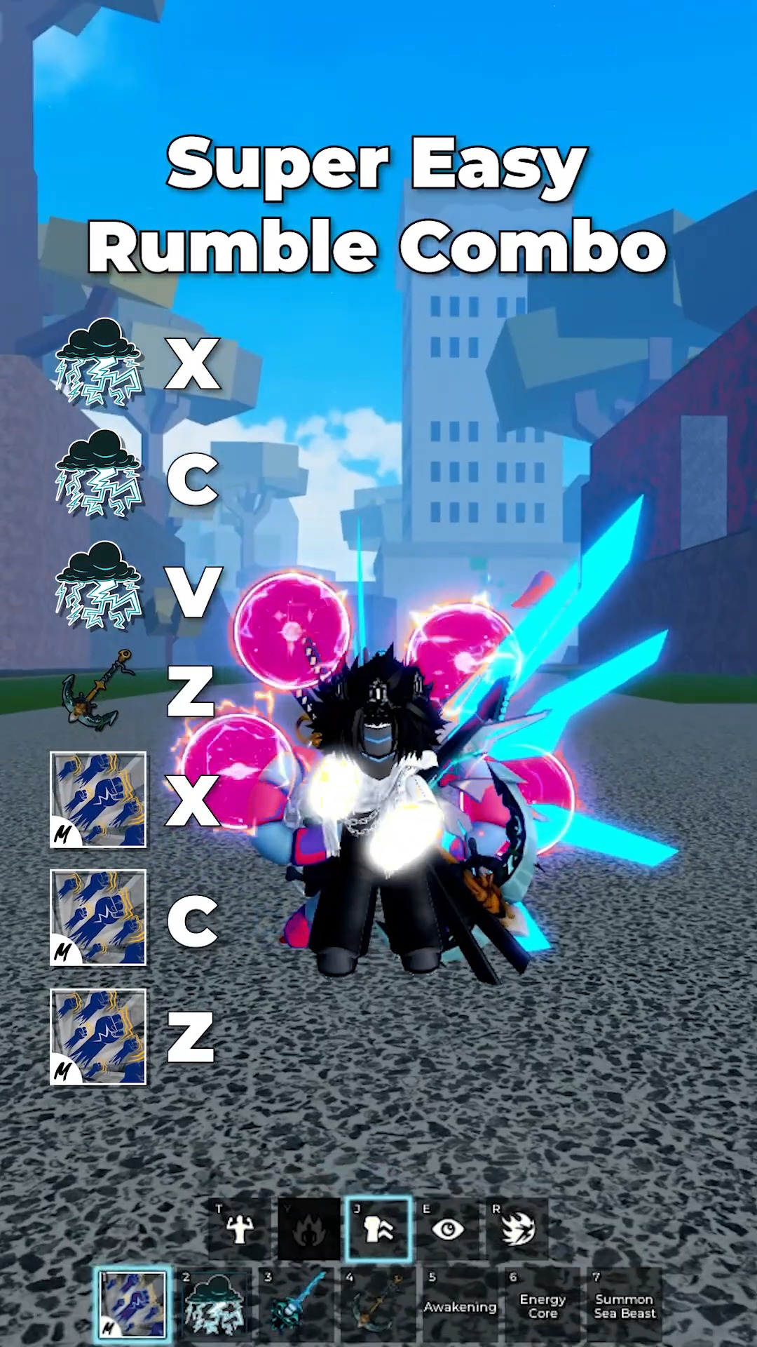 New Lightning Skin - Blox Fruits Roblox #fyp #zioncalebtv #roblox