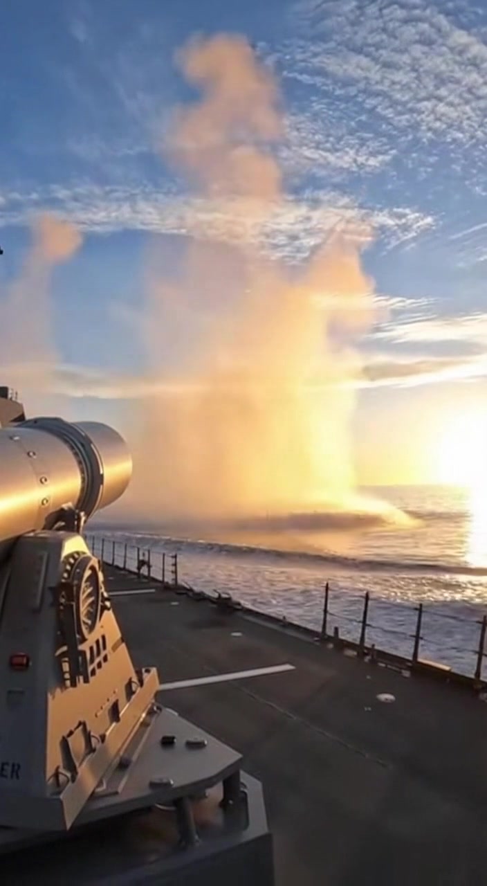 The beam fires and destroys the target ship, causing a massive ...