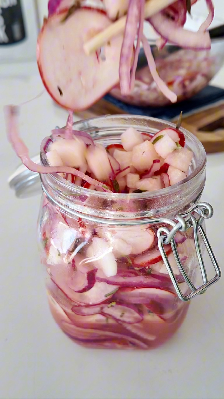 Rabanitos encurtidos, super deliciosos #recetas #rabanitos #snack # ...
