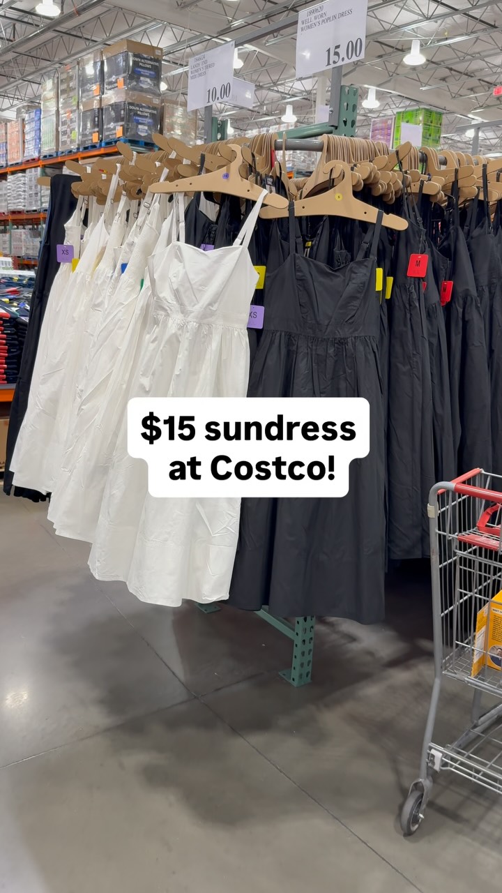 costco ladies dresses sundresses at for only $15! Great staple for summer, or wear into fall with a denim jacket. #ootd #costco #costcoguide #deals #bargain | costcoguide global-drop-HIGH SUMMER