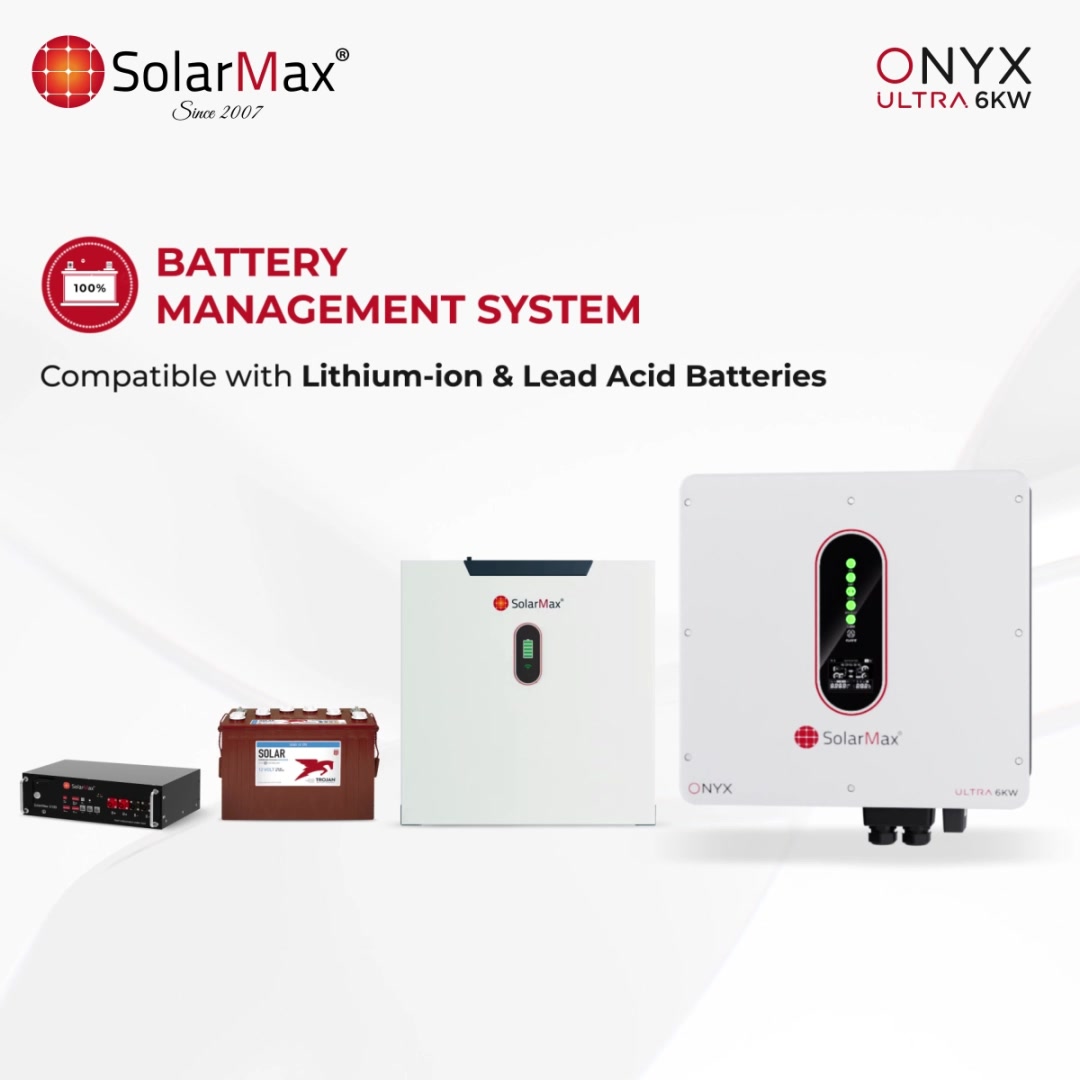 Make Smart choice for Smart life With Solarmax Onyx Ultra 6KW, having ...