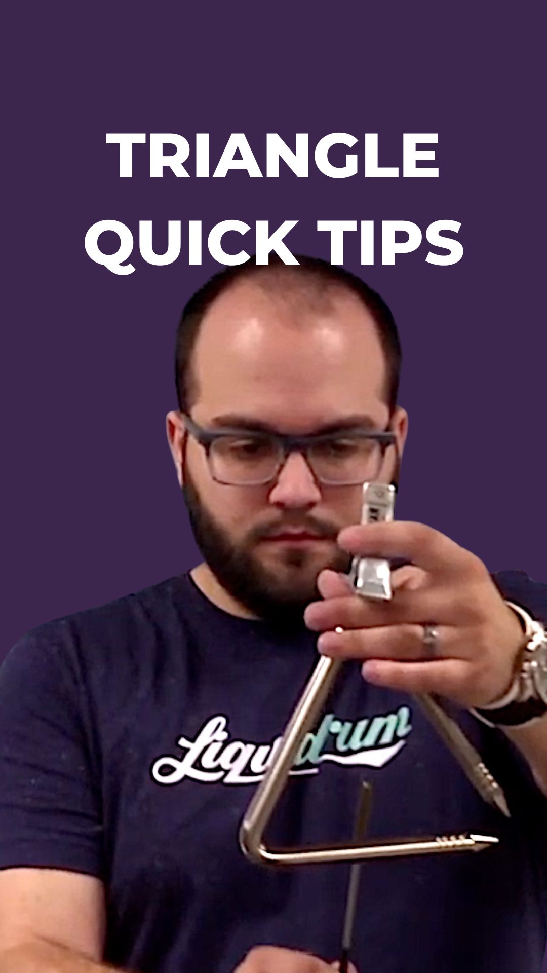 Triangle Quick Tips🔺 @lballpercussion shares some excellent triangle ...