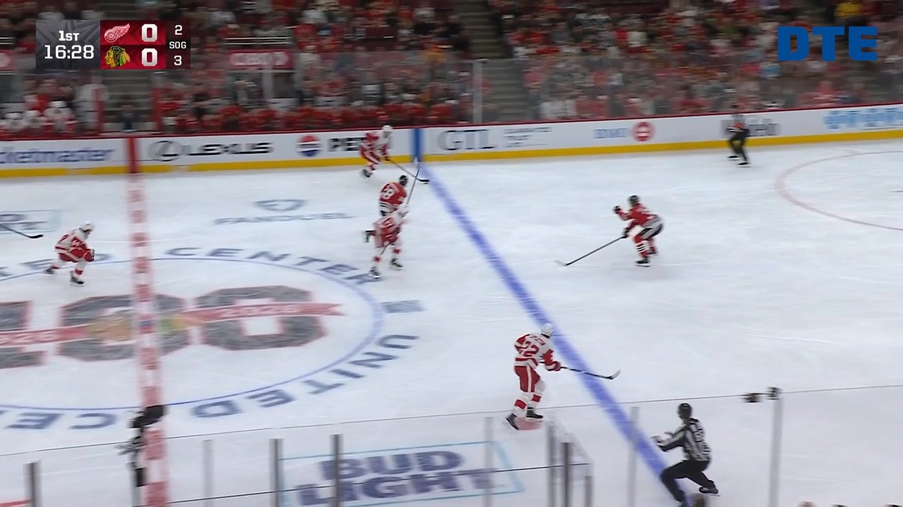 Soderblom with the takeaway! Compher with the finish! | Detroit Red ...