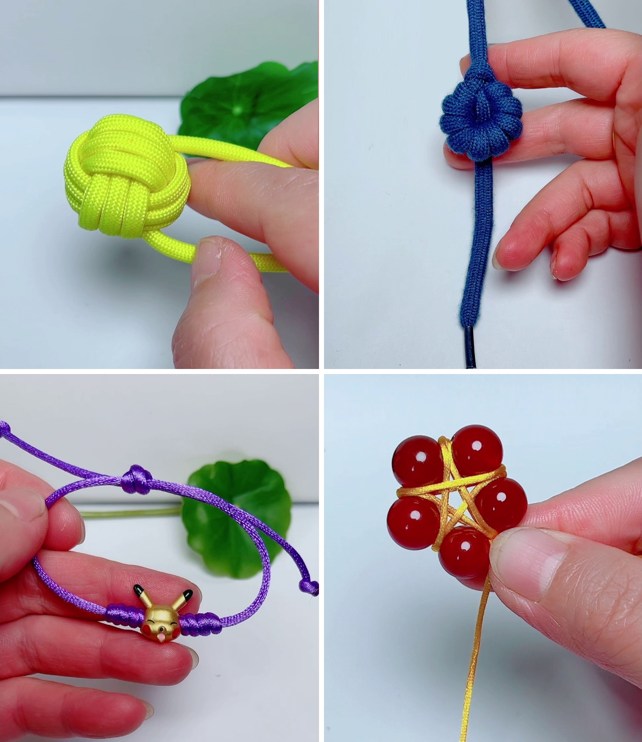 Easy DIY Paracord Key Chain Hacks using Thread :) | Simple Crafts ...