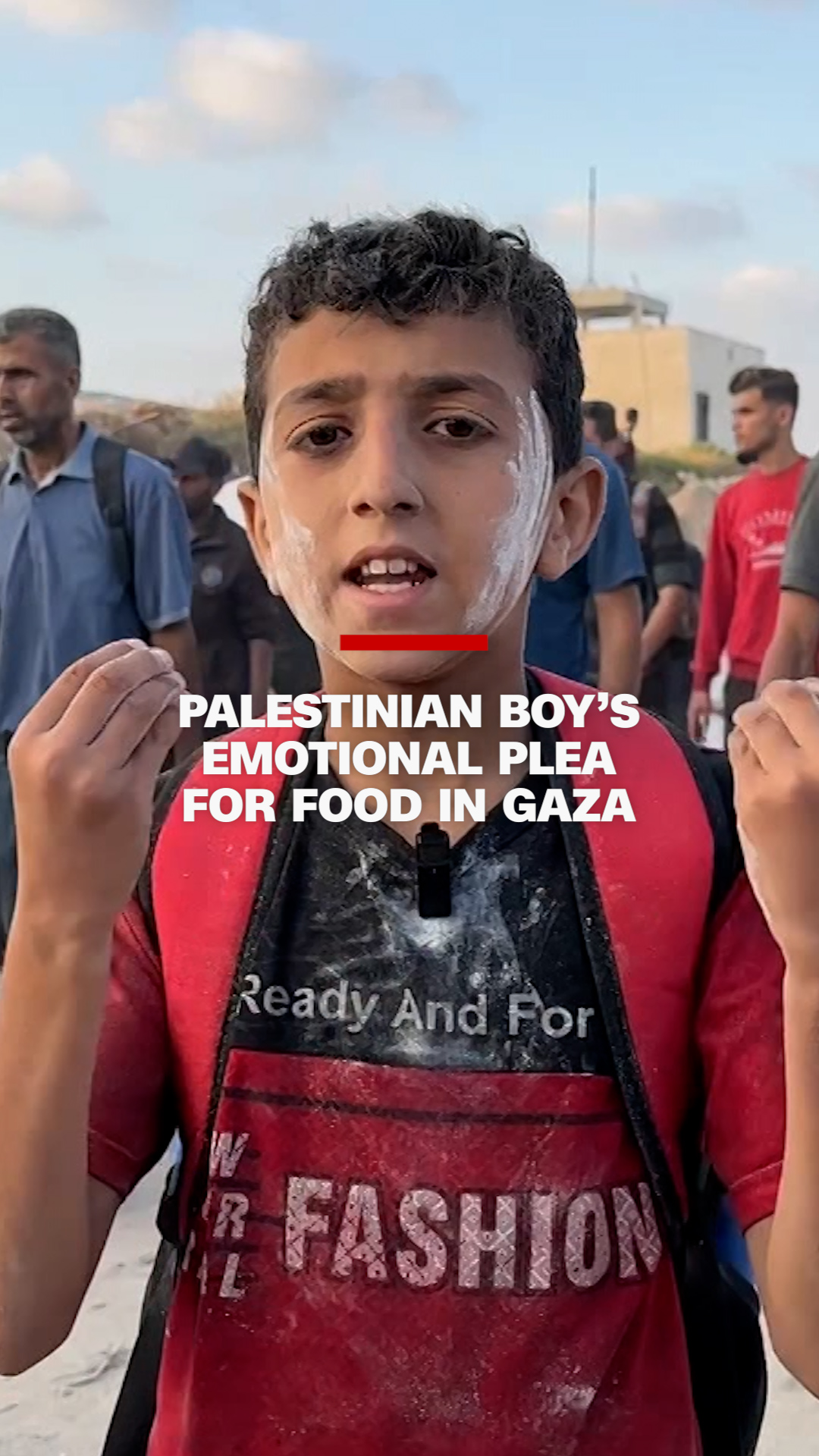 A Palestinian boy asked a journalist to share his message about the ...