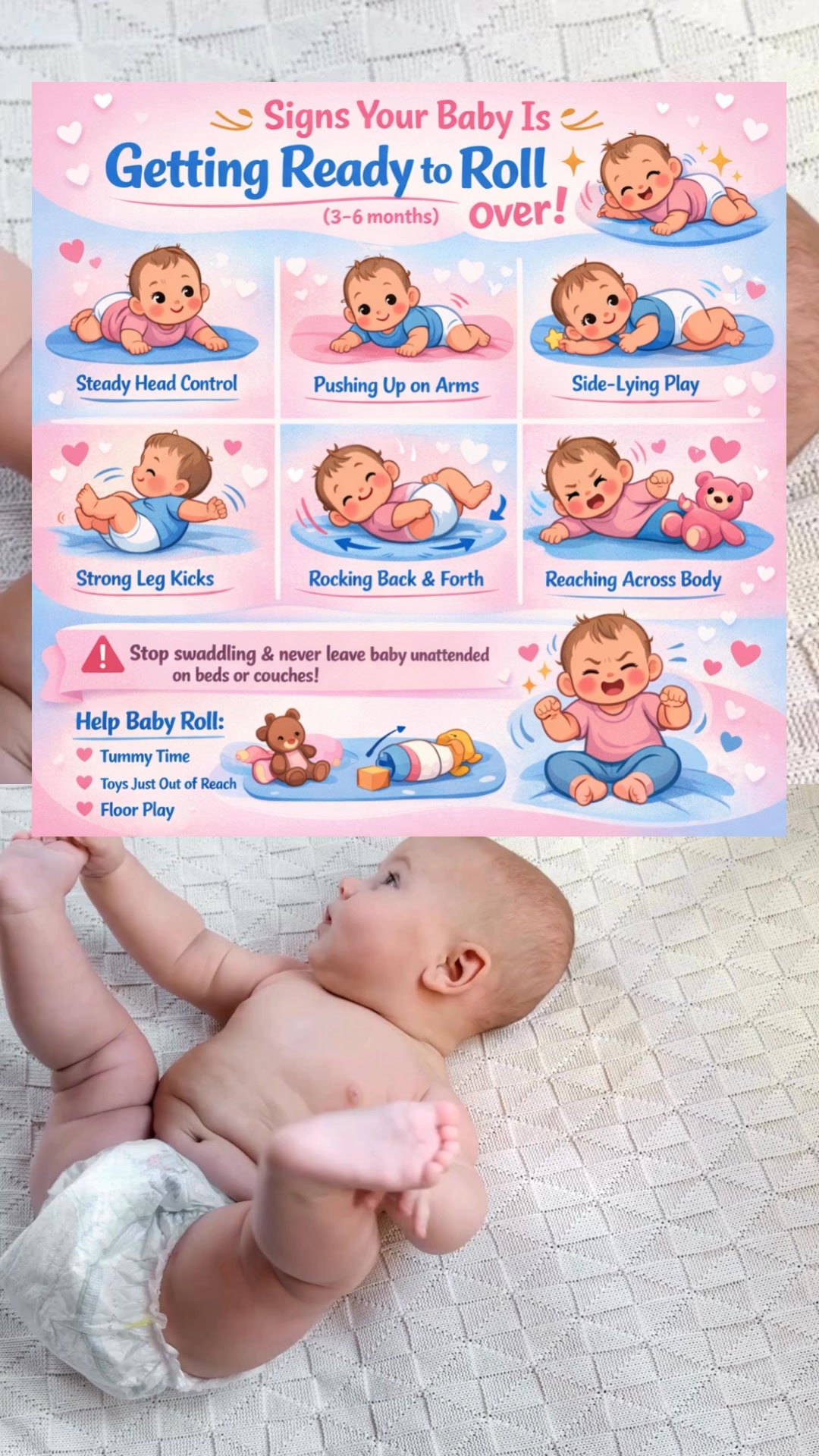 👶 Signs Your Baby Is Getting Ready to Roll Over (big milestone loading ...