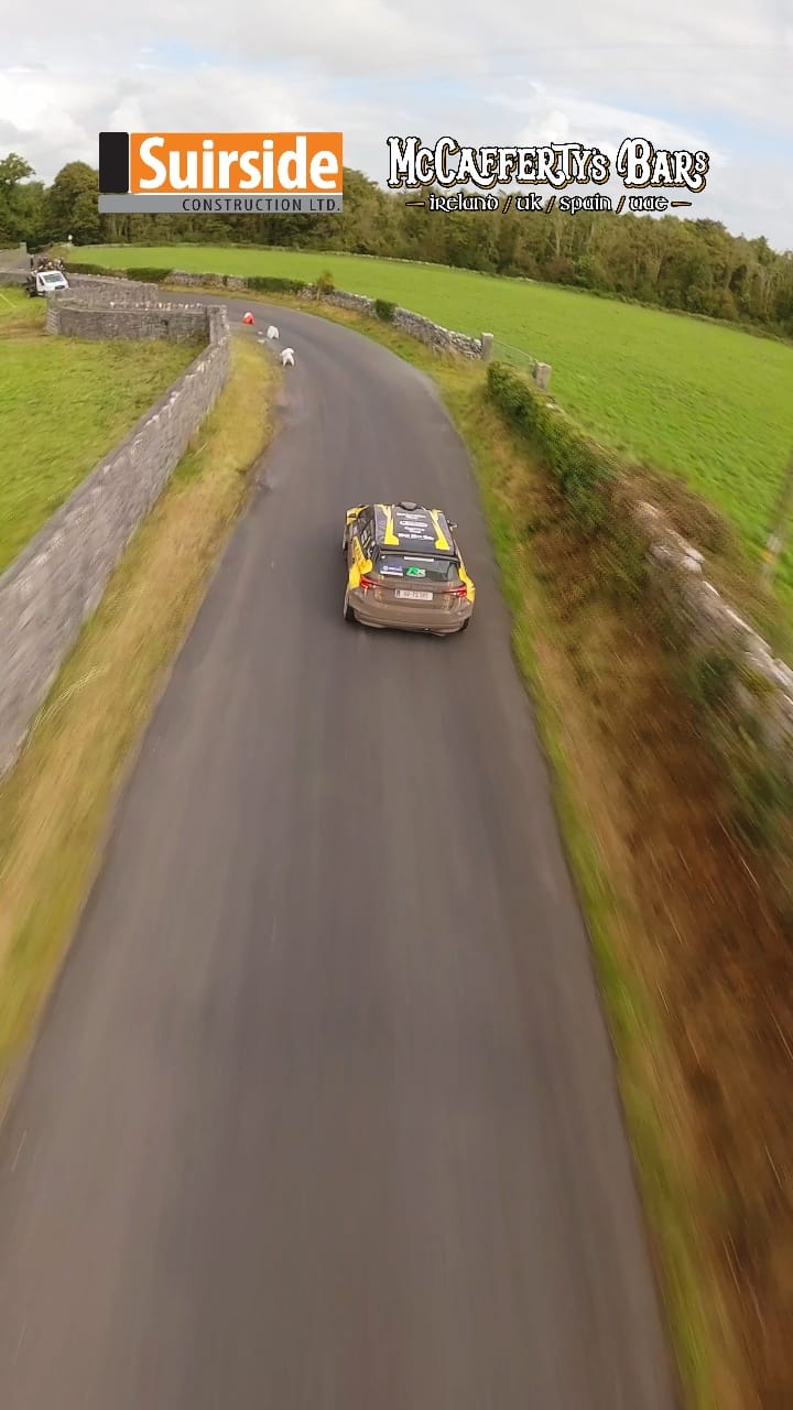 Declan Boyle and Patrick Walsh took 2nd place at the Clare stages rally ...