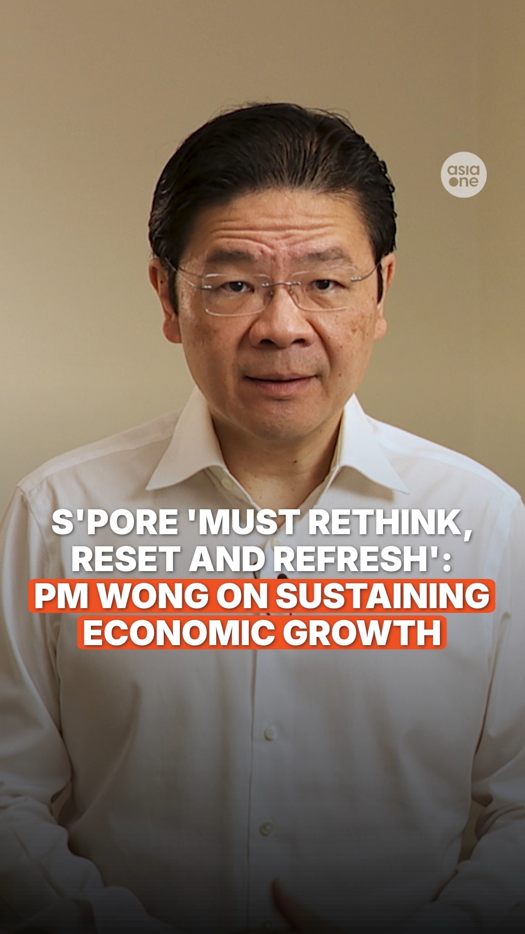 Prime Minister Lawrence Wong gave his New Year message on Dec 31 ...