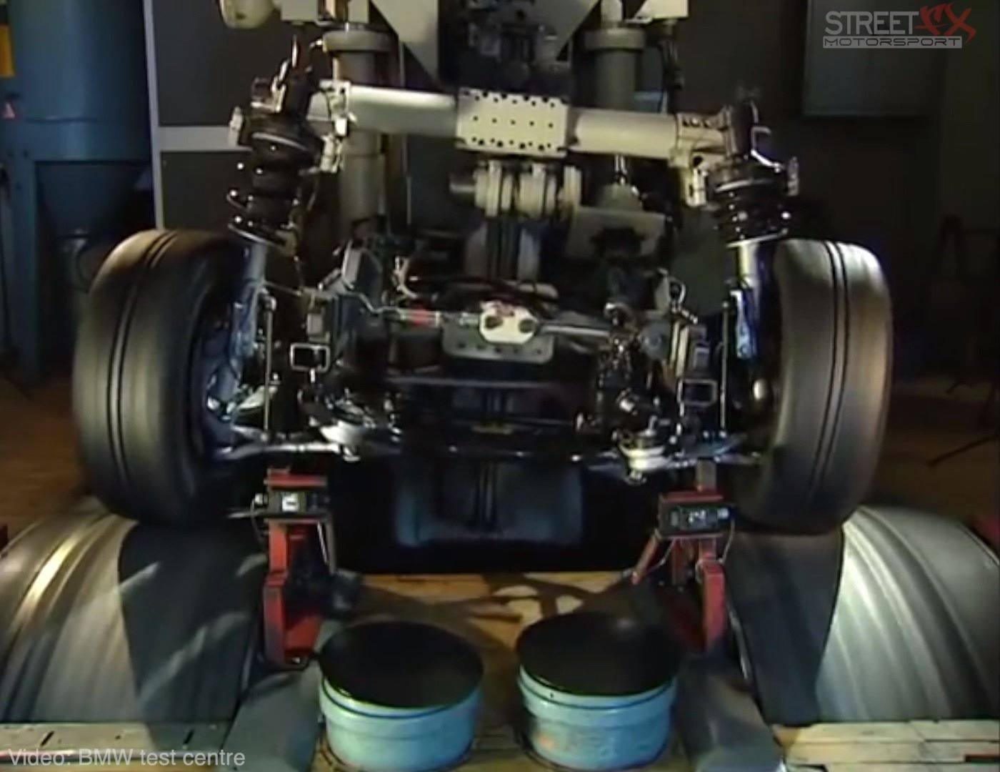 This robotic test rig simulates the Nürburgring at full pace in a BMW ...