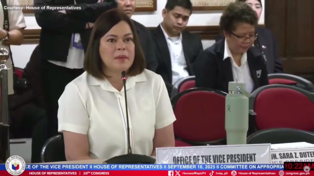 VP SARA, TINANONG SI REP. RENEE CO KUNG KAMAG-ANAK NIYA SI ZALDY CO Sa ...
