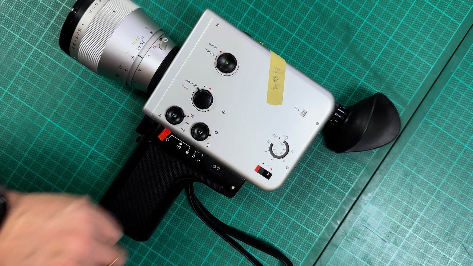 Nizo 801 Macro camera with auto exposure time lapse feature
