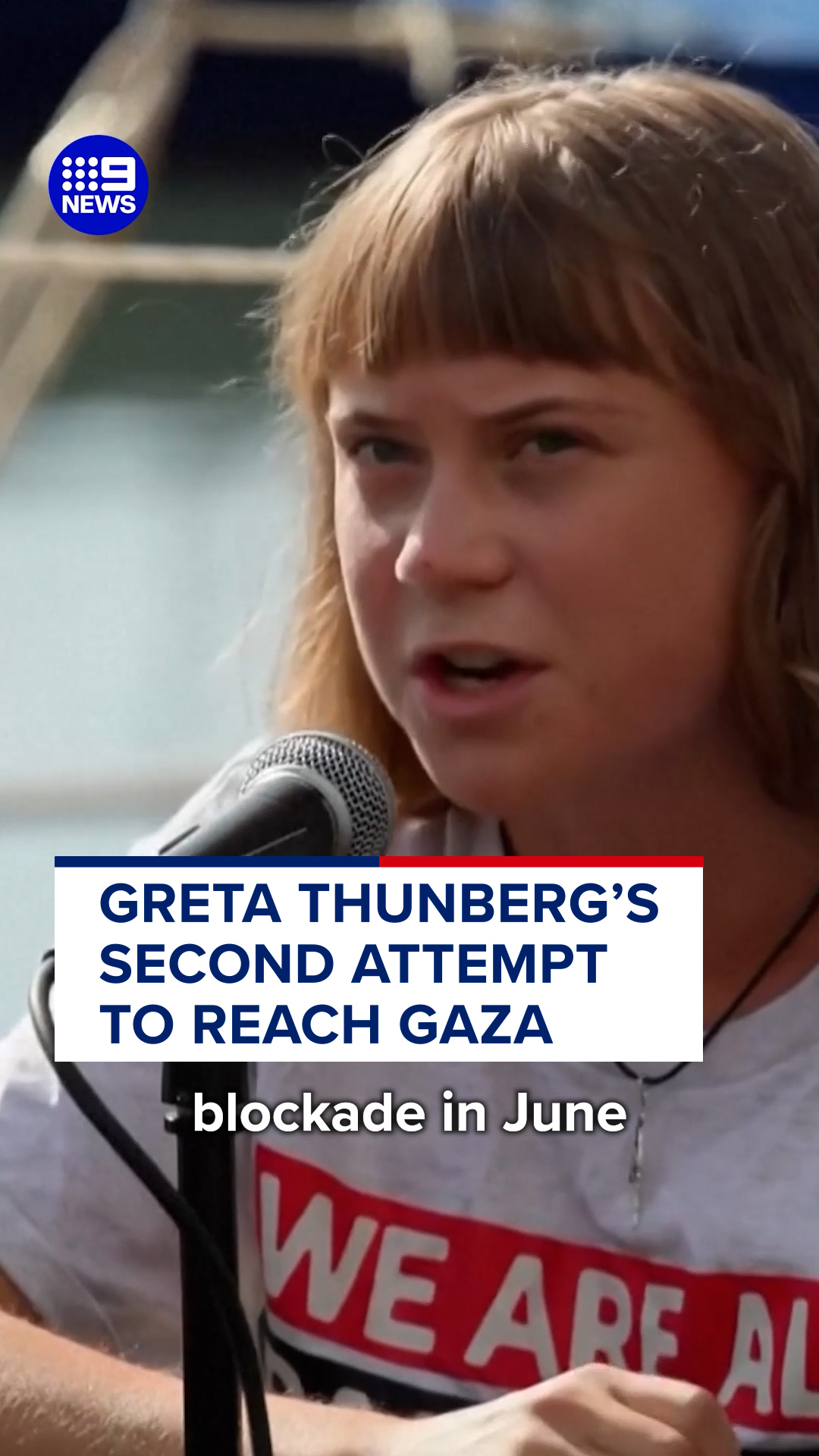 Thunberg's previous attempt was intercepted by Israeli authorities ...