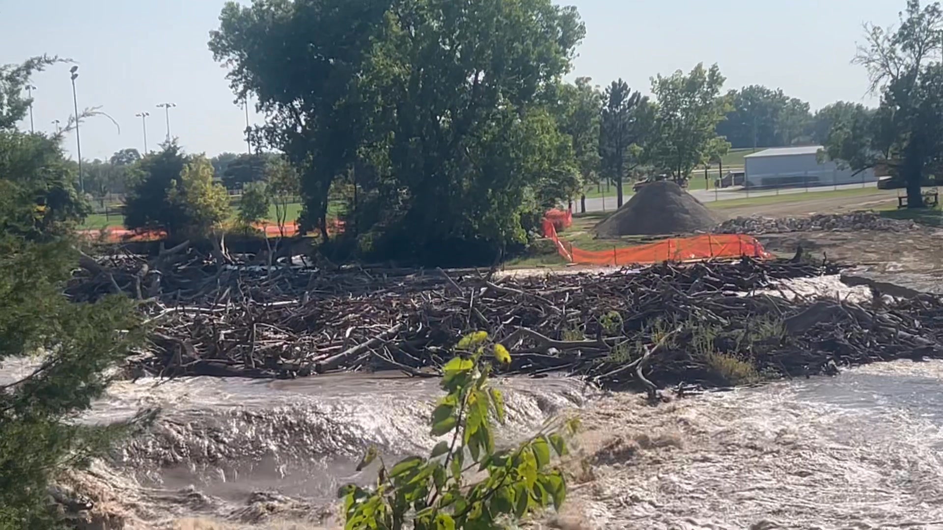 Here’s a look at the current river flow at the “log jam” near Bill ...