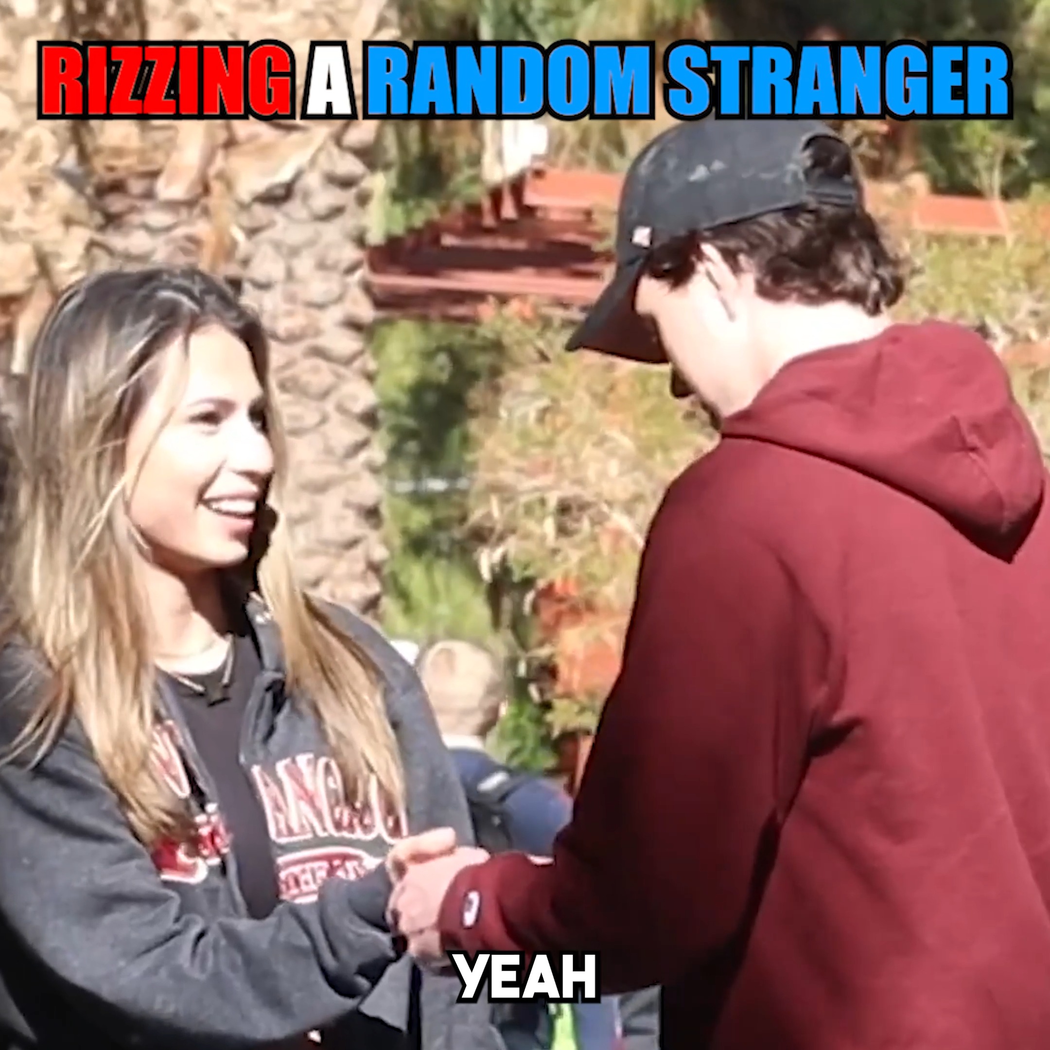 Rizzing A Random Stranger! 🥵👀 | Theburnstwins | Facebook