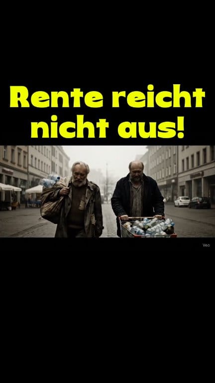 Rente reicht vorne und hinten nicht aus! #rente #Rentner #pfand #pass # ...