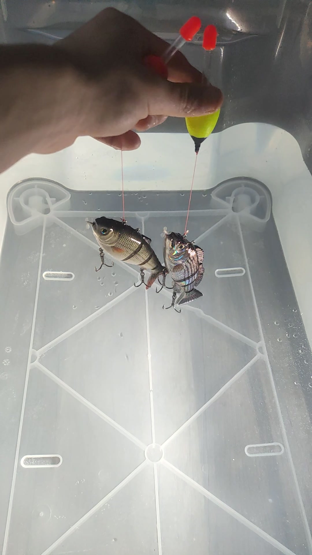electric fishing lure design HADORAM 3.9” Robotic 4 Segment Jointed Swimbait Introducing The Mook – the groundbreaking fishing lure that has revolutionized the angling experience.Crafted and perfected by Burt Umstead over a meticulous 5 Electric fishing lure! Watch til