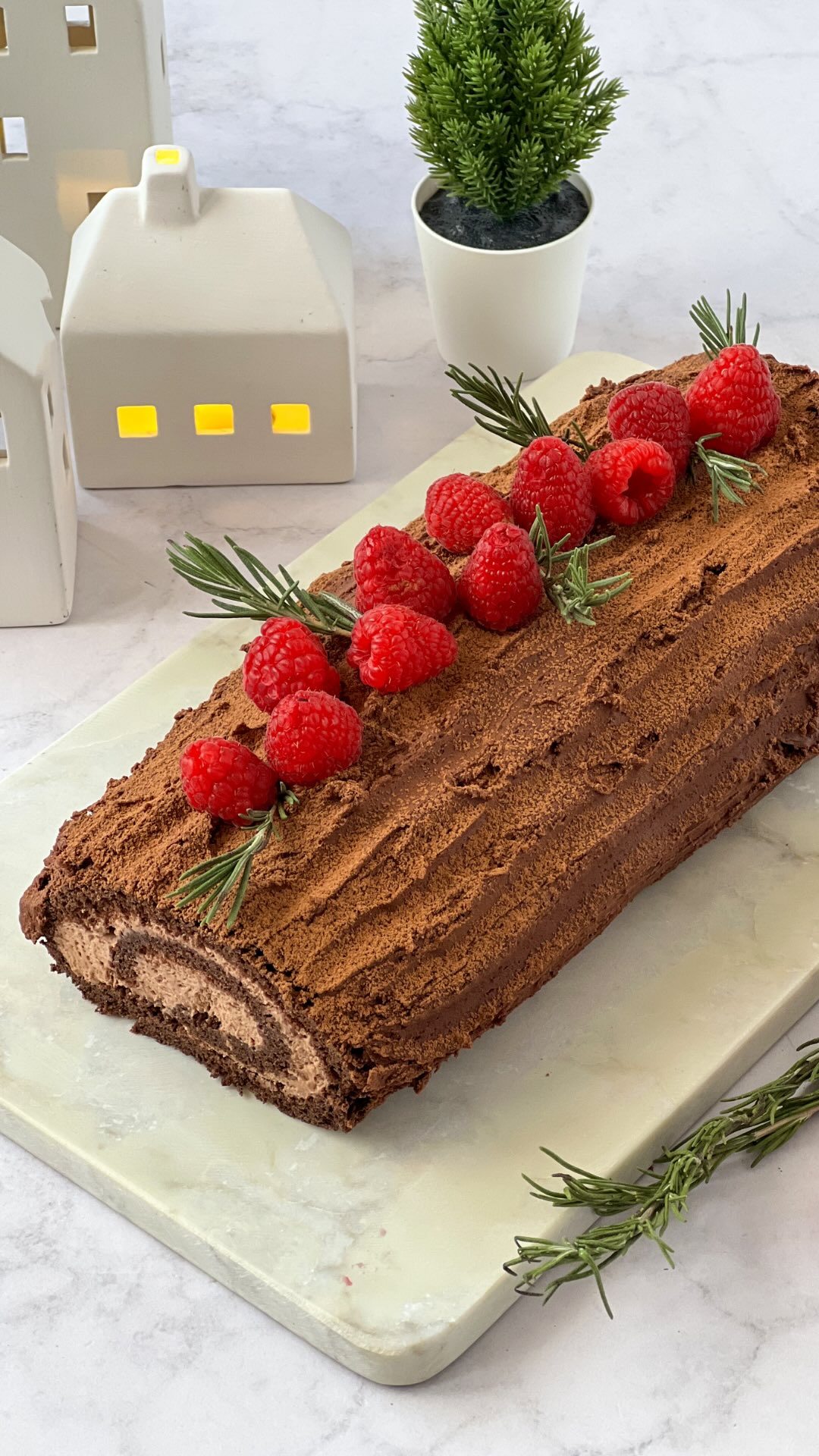 Hoy un tronco navideño de chocolate. Sigue el paso a paso de esta ...