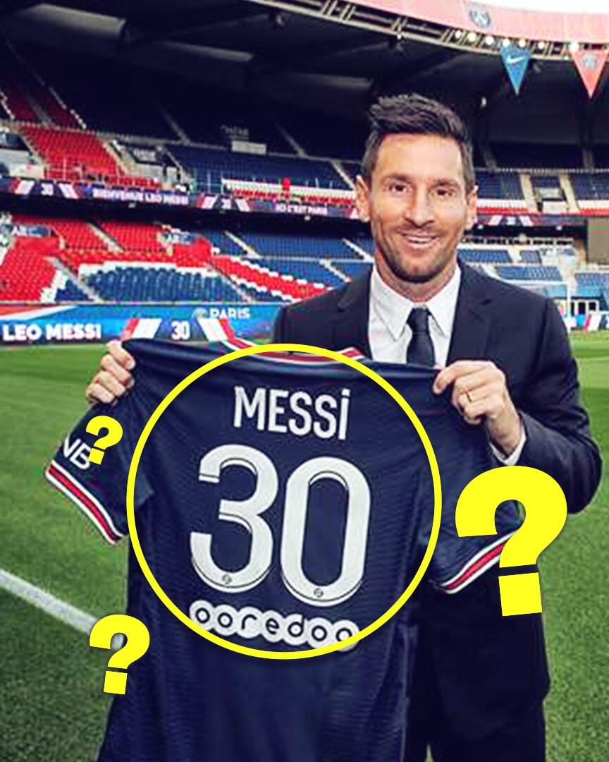 First look at Messi in the No. 30 PSG - Paris Saint-Germain jersey