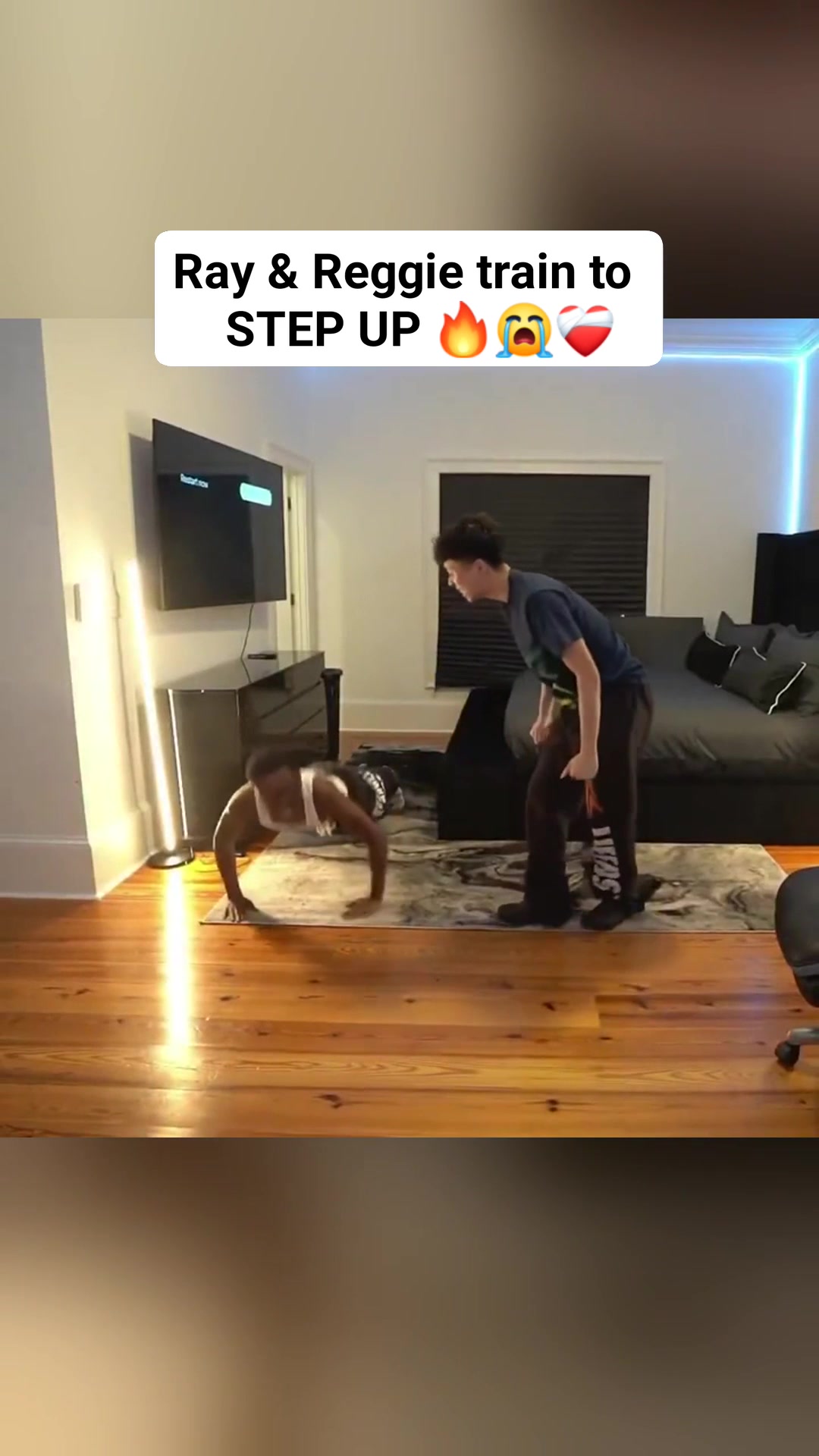 Ray & Reggie train to STEP UP 🔥😭 ️‍🩹 #ray #reggie | Ray Asian Boy ...
