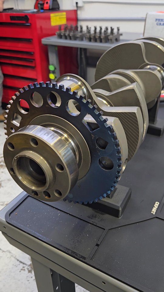 Quick overview of the process of changing the reluctor wheel on an LS ...