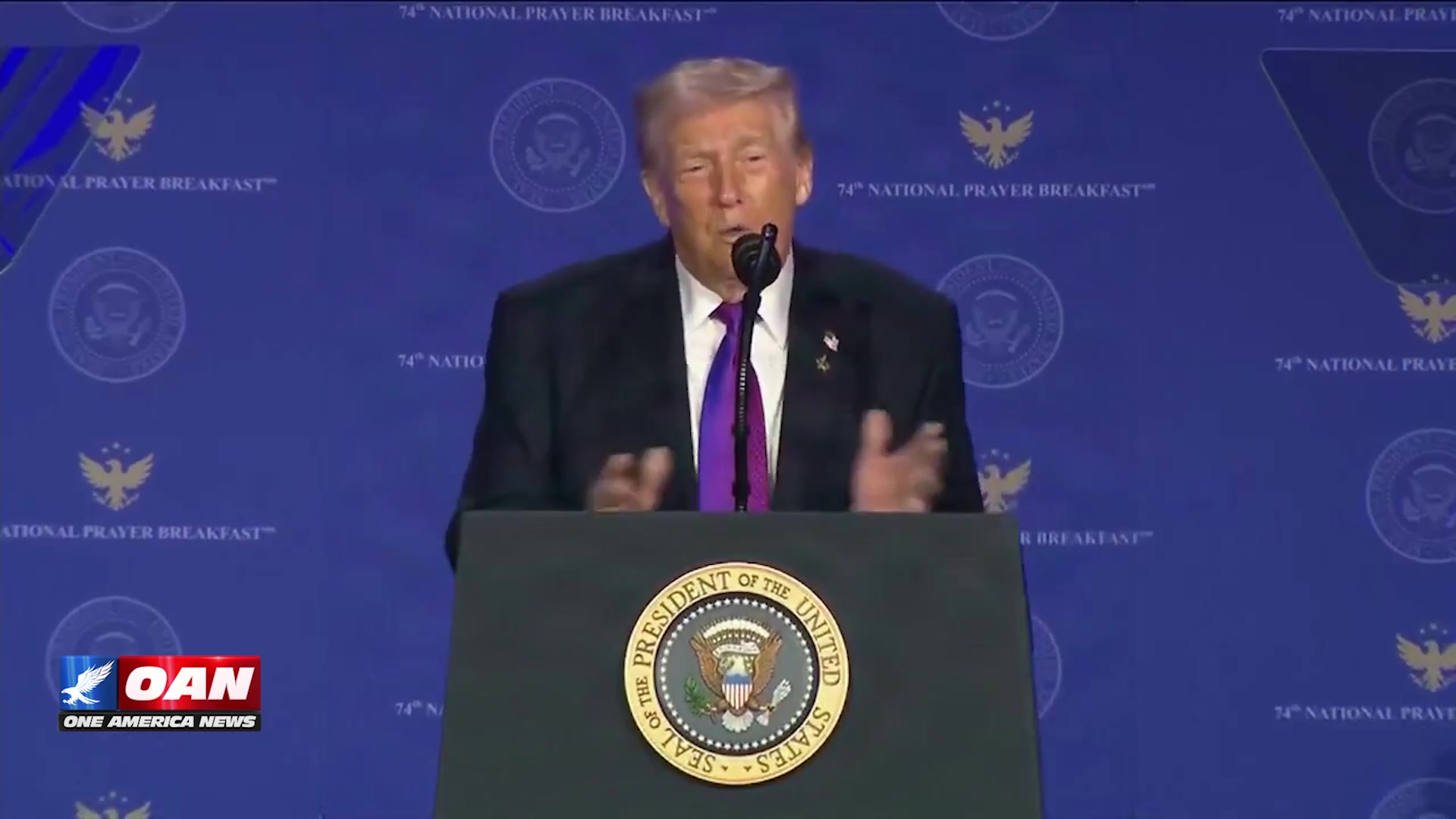President Trump emphasizes the role of religion and faith in America’s ...