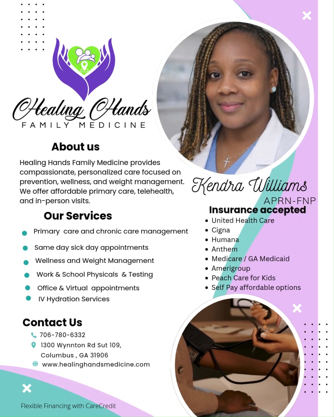 🌿Your Health is Your Greatest Investment. Start this week by scheduling your wellness visit.🌿, ✨Now Accepting New Patients for Self Pay & Insurance ✨, 📞(706)780-6332, 💻 www.healinghandsmedicine.com, 