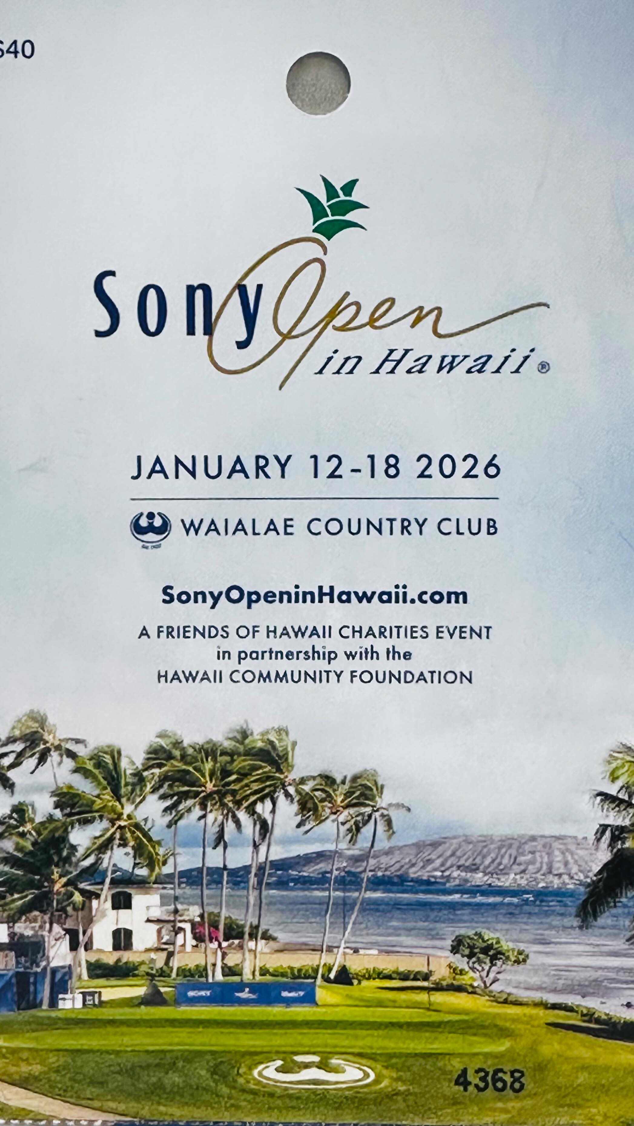 Sony Open in Hawaii boasts strong field at Waialae Country Club