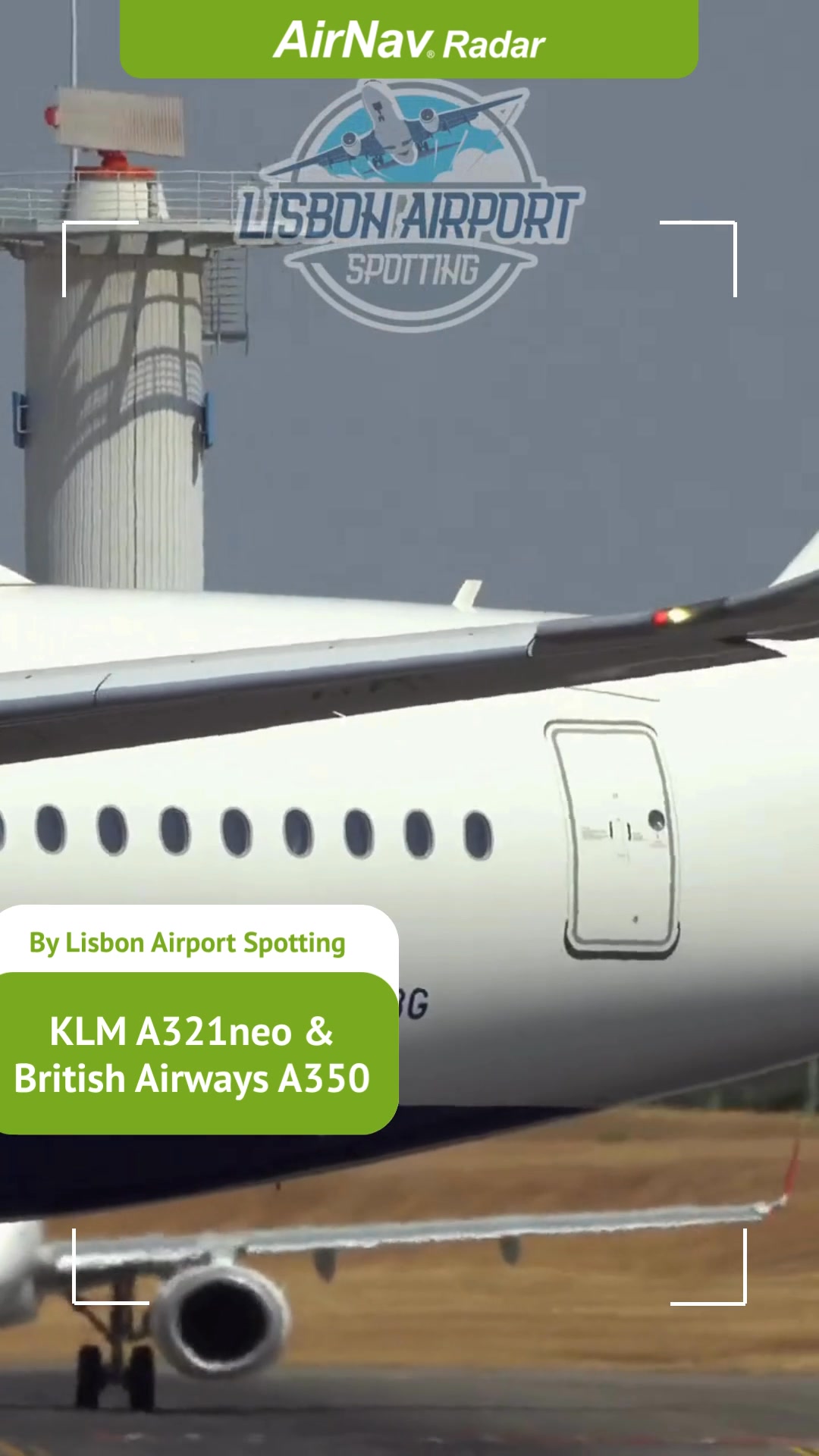 ️ A cool catch from Lisbon Airport Spotting — a KLM A321neo and a ...