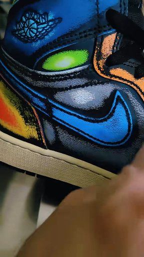 Joshua Vides x Off-White x Air Jordan 1 High OG customs 💭