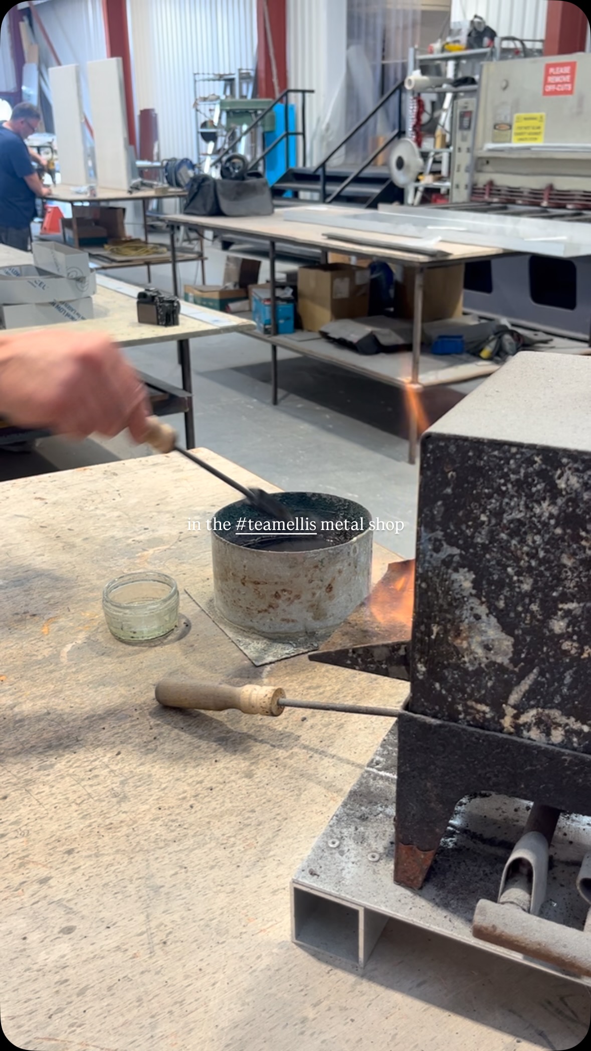 THE #teamellis METAL SHOP 🤩 🧰 At Ellis Signs we fabricate a huge range ...