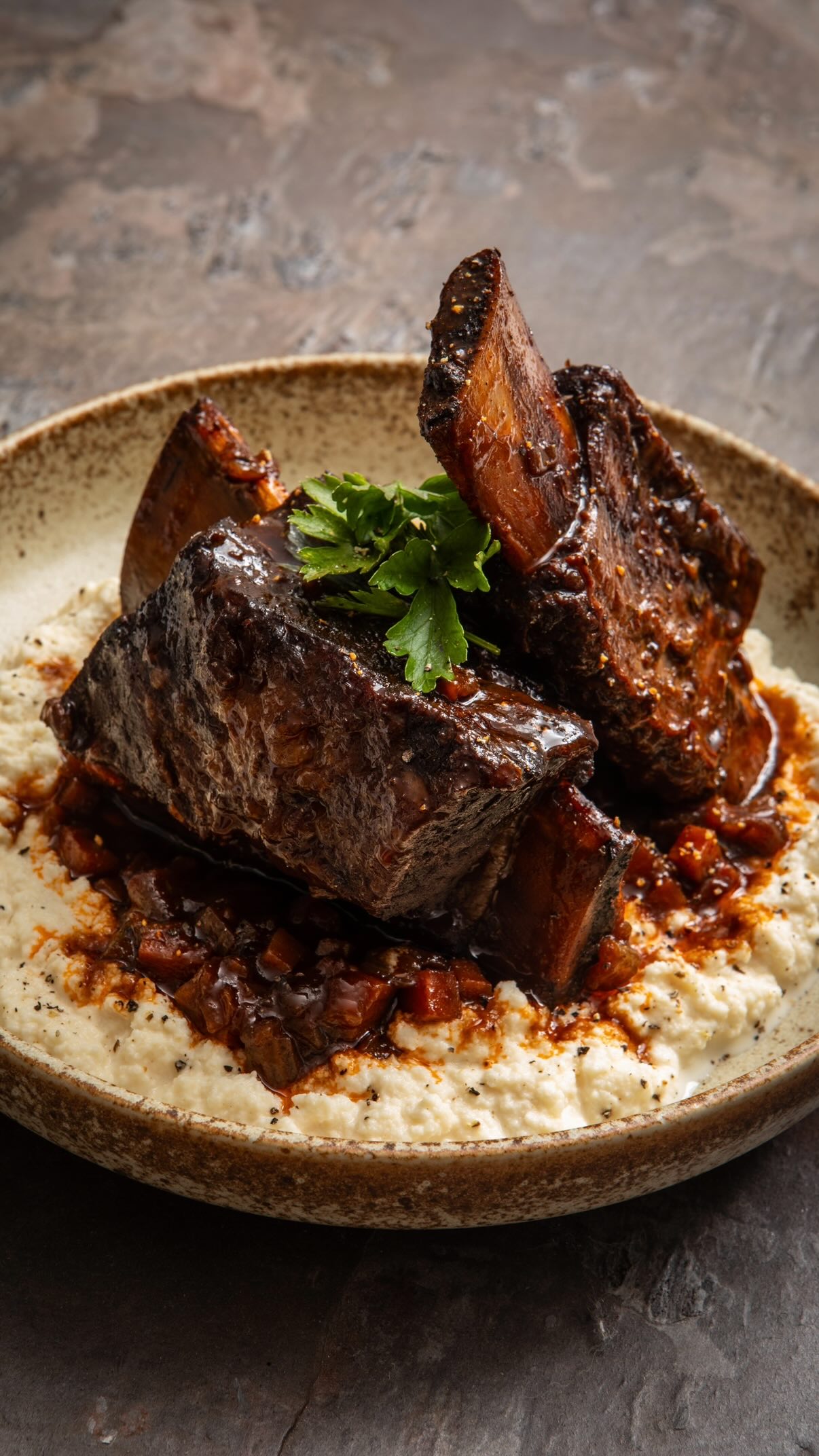 Braising at its very best 🤤 These Marmite-braised short ribs are deeply ...