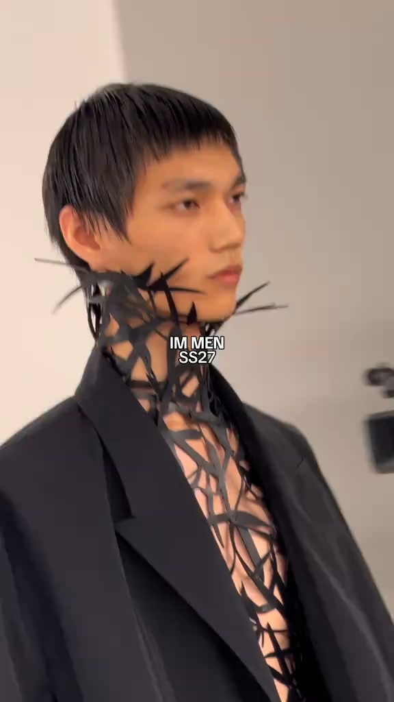 Issey Miyake presented its menswear line's latest collection in
