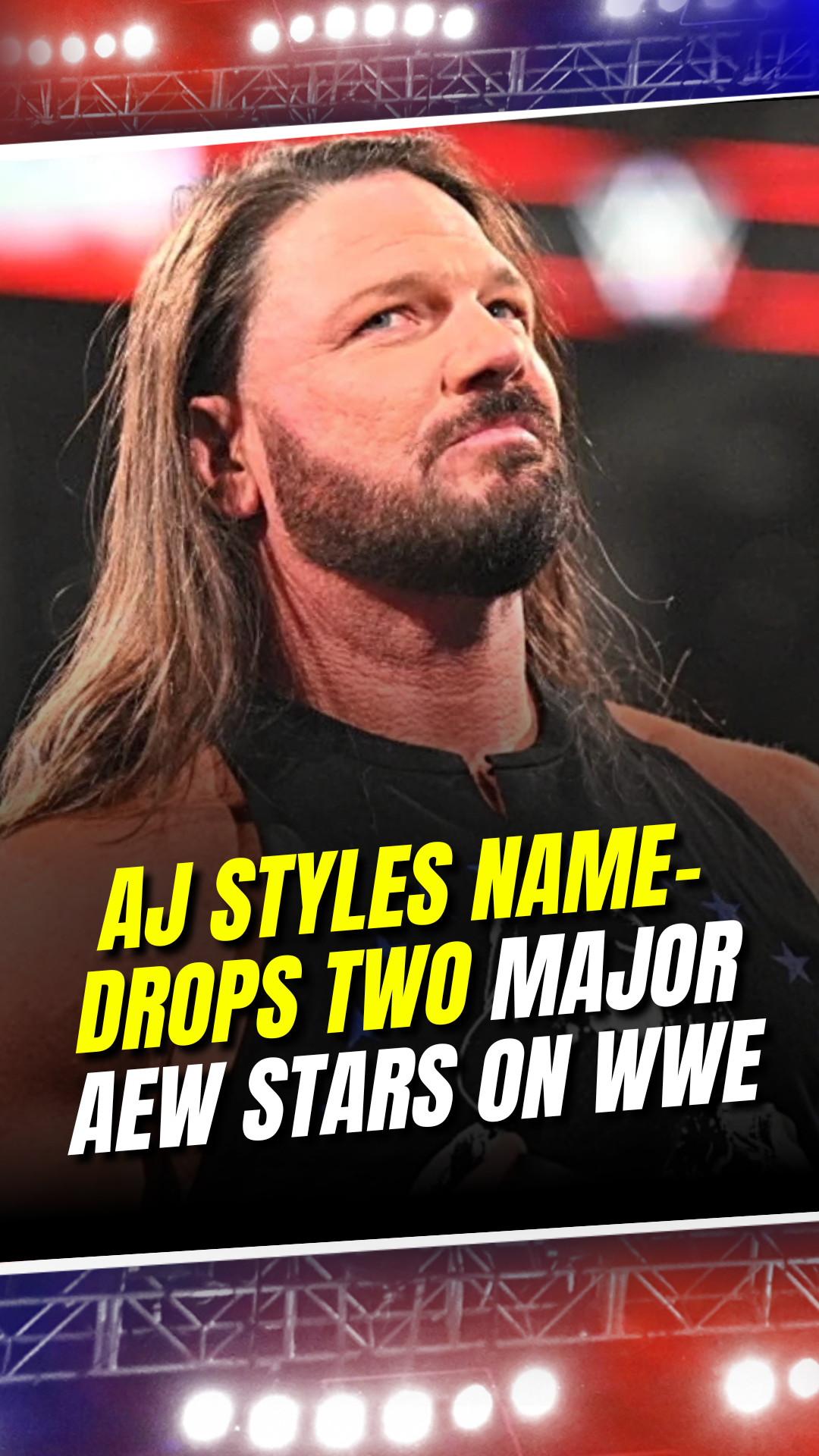AJ Styles drops bombshell names! ⚡️ In his emotional retirement tribute ...