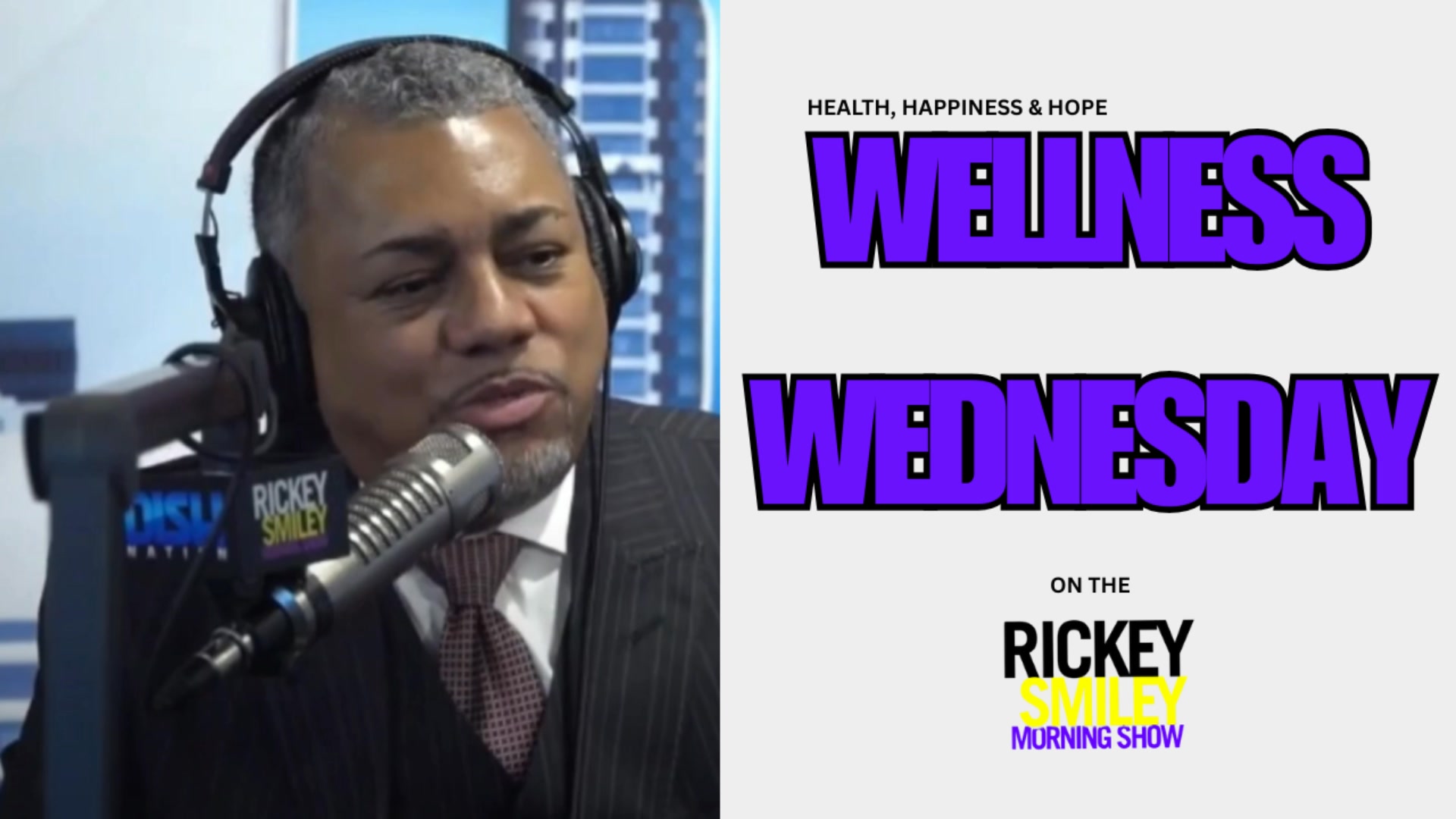 This week on Wellness Wednesday with the Rickey Smiley Morning Show, I ...