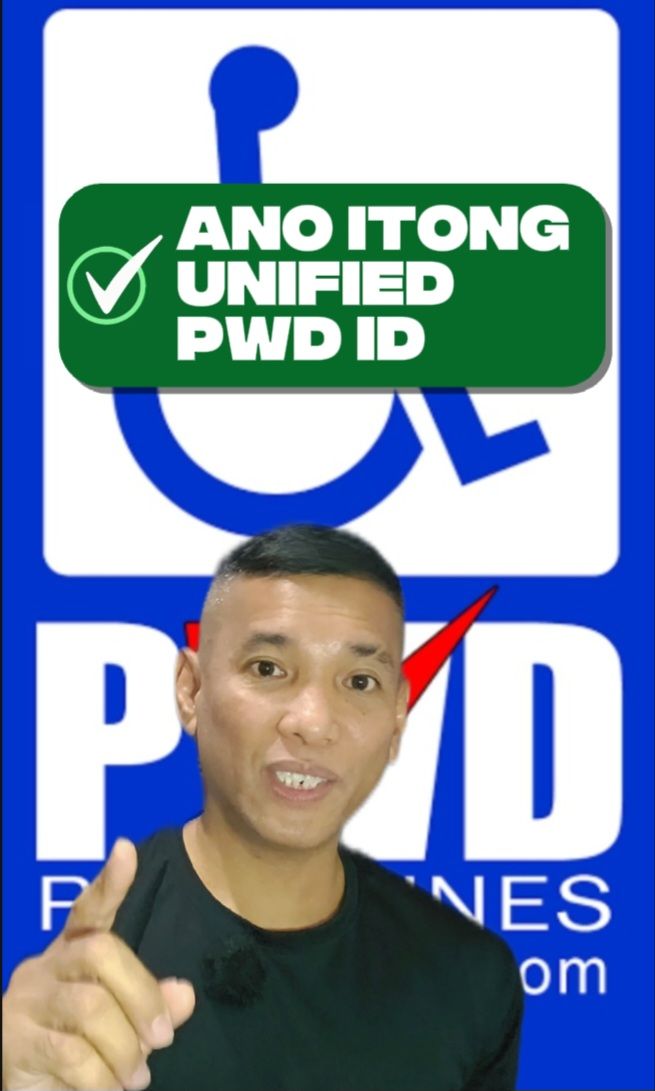 Ano itong unified PWD ID? #PWD #personswithdisabilities # ...