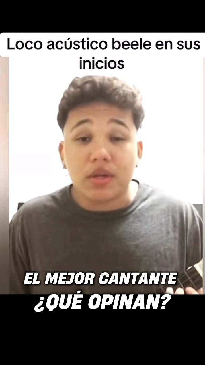 BEÉLE en sus inicios 😱 El mejor Cantante ¿tú Que Opinan? #beele #afro # ...