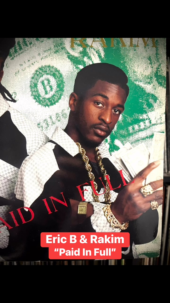 From my vinyl collection Eric B and Rakim 