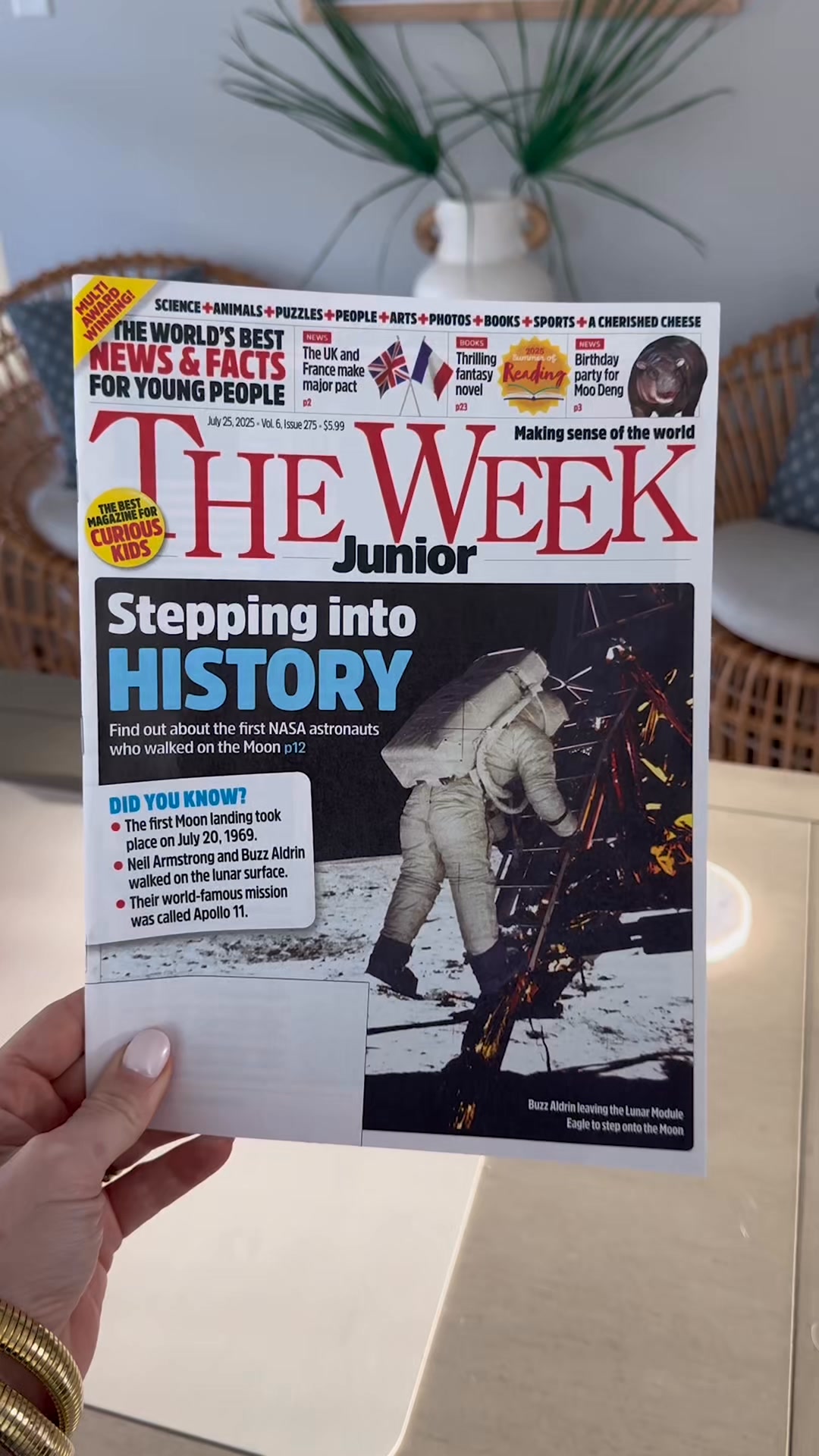 Inspiring, fun content for young minds. Try 6 issues of The Week
