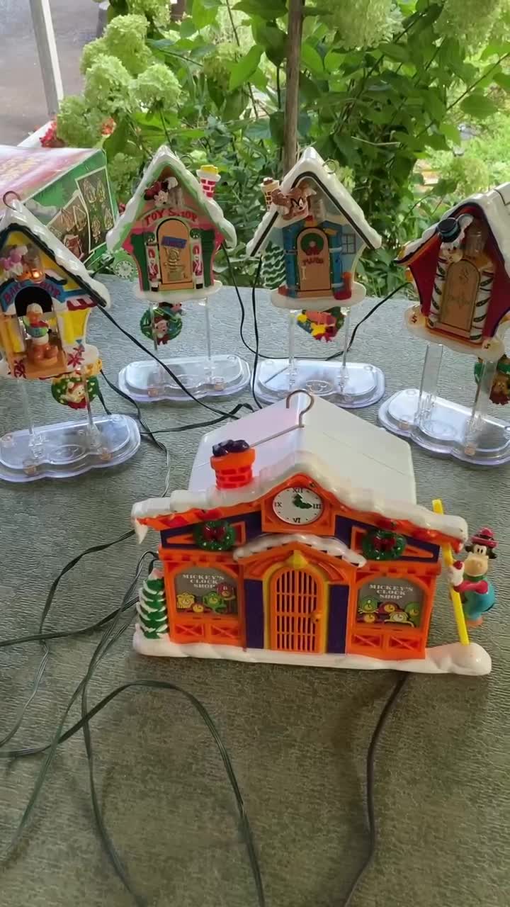 Mr. Christmas, Mickey's clock shop with box $67 works great