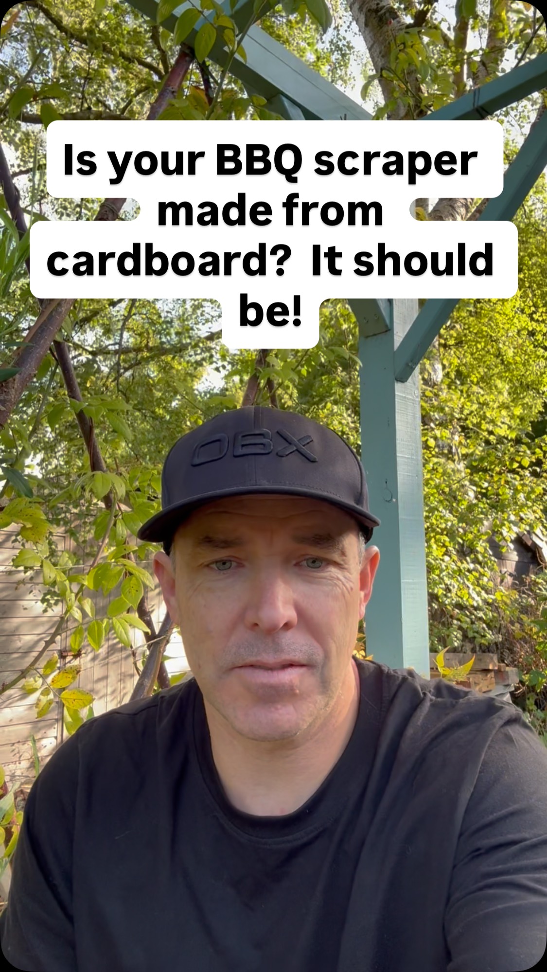 A BBQ scraper made from cardboard? Yes please! Cardboard is glued ...