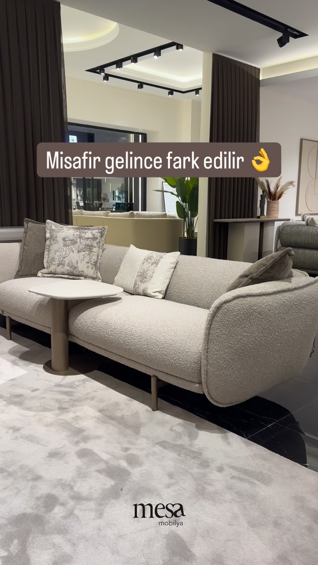 🛋️Modern Monge koltuk takımı; zarif formu ve rahat yapısıyla, salonunu