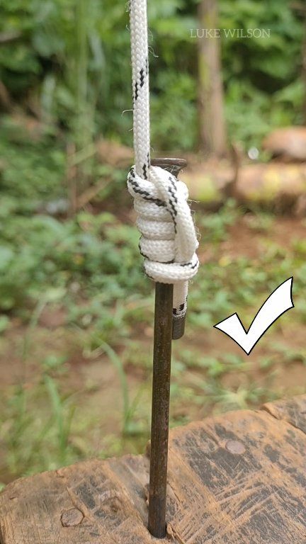 how to tie a san die go jam knot #diy #rope #knotskils #nailknot # ...
