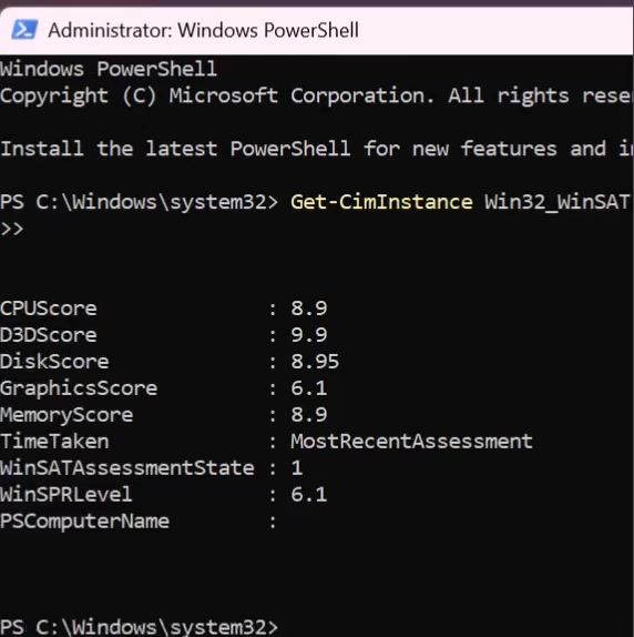 How to see your computer performance score With CMD command 😍 | Online ...