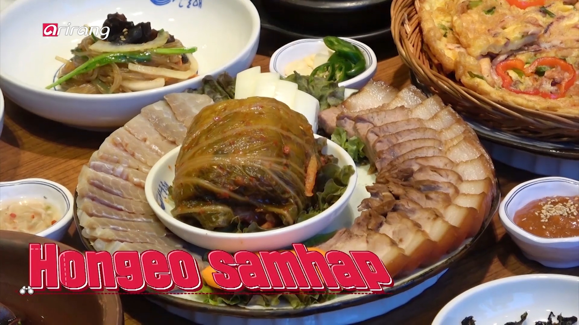 [See What I See] Korean Food Challenge🔥 - Hongeo Samhap🥙 . # ...