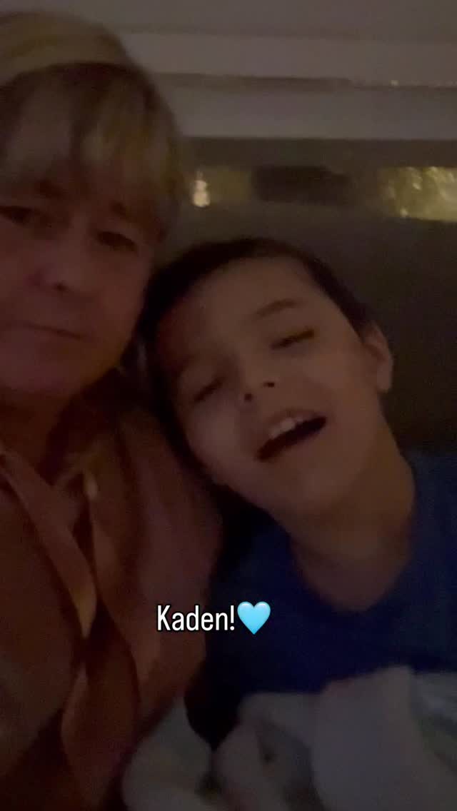 I’m really enjoying these little wonderful sweet moments with Kaden ...