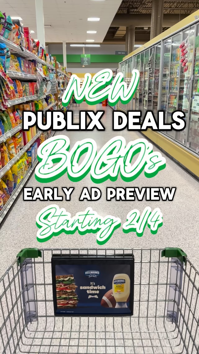 PUBLIX BOGO DEALS 2/4 – 2/10 Early ad preview is looking REAL good this ...
