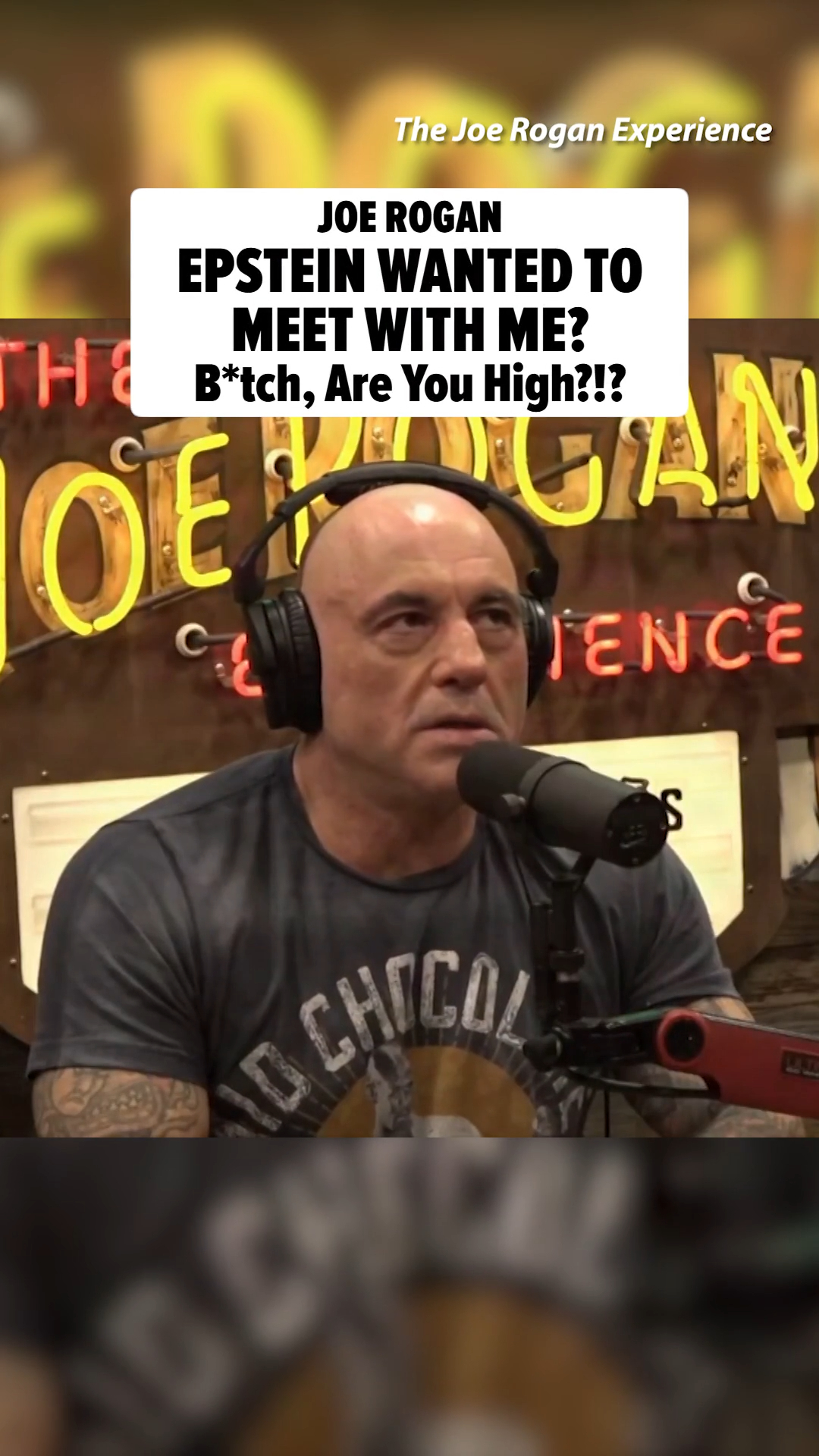 Joe Rogan got an unwanted invitation to meet with Jeffrey Epstein 🤔 ...