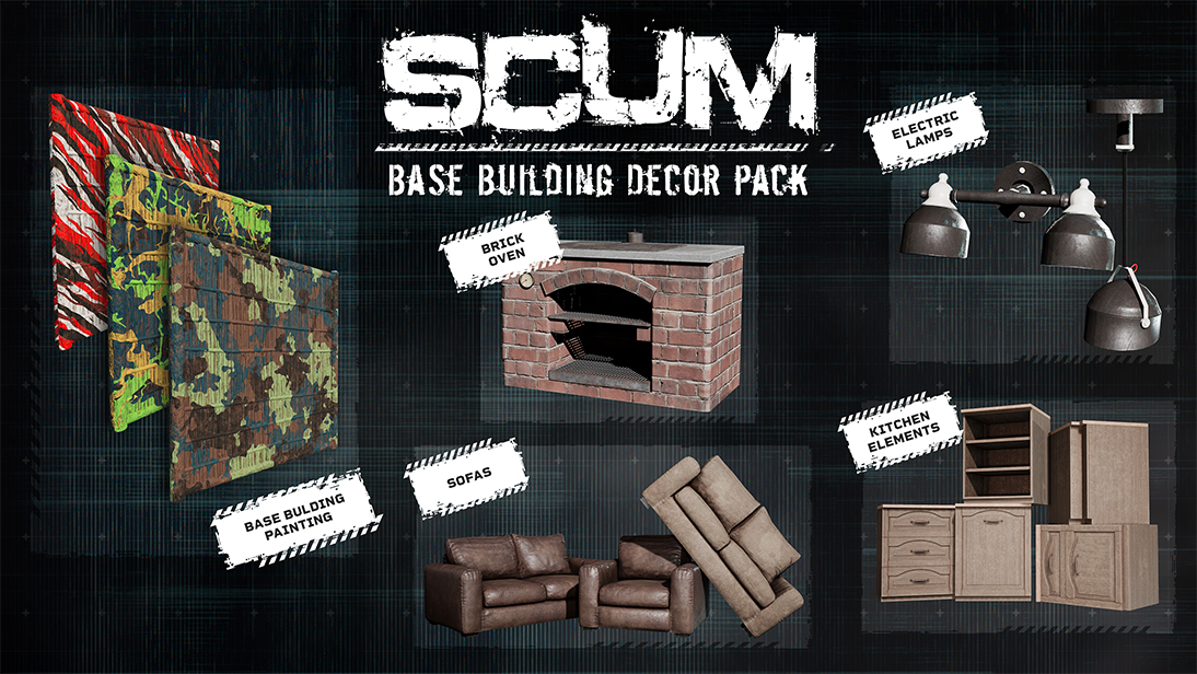 SCUM Base Building Decor Pack Contest is LIVE! 🎉 💥 Prizes: Content ...