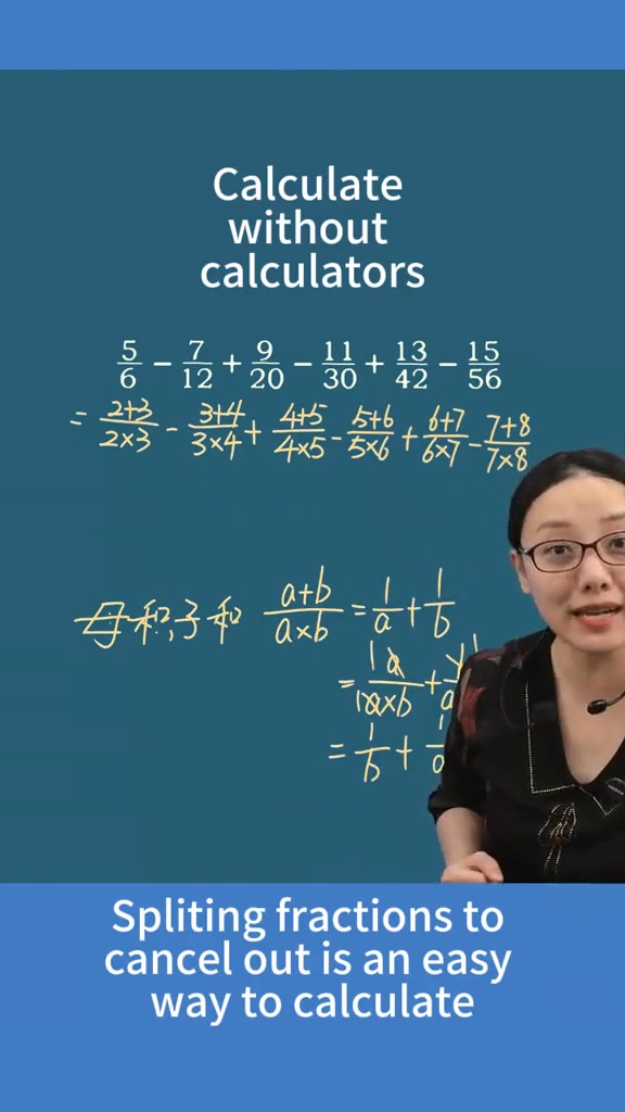 Spliting Fractions To Cancel Out Is An Easy Way To Calculate #Education ...